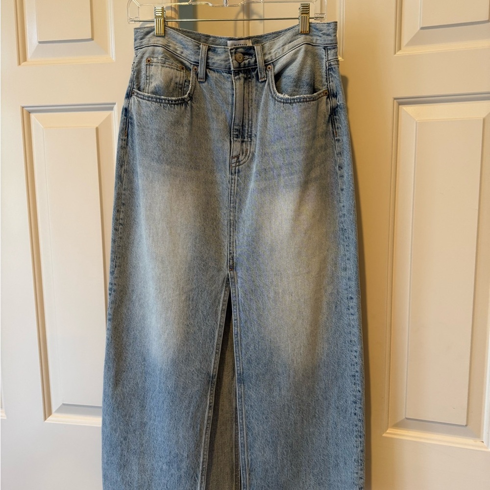 Pistola Midi Denim skirt